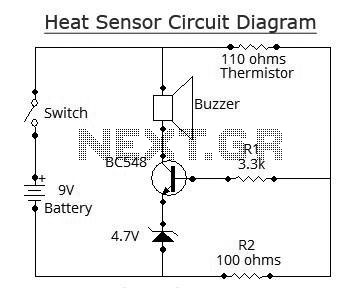 Heat sensor circuit