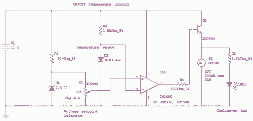 Temperature Control switch circuit