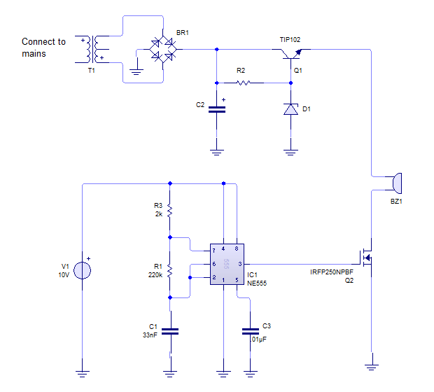 How to amplify a square wave cheaply