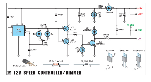 12V Speed Controller/Dimmer