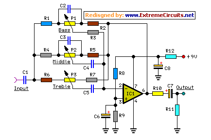 4 Channel Portable Audio Mixer