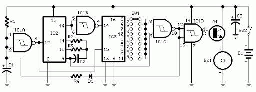 Jogging TimerCircuit circuit