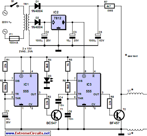Pipe Descaler circuit