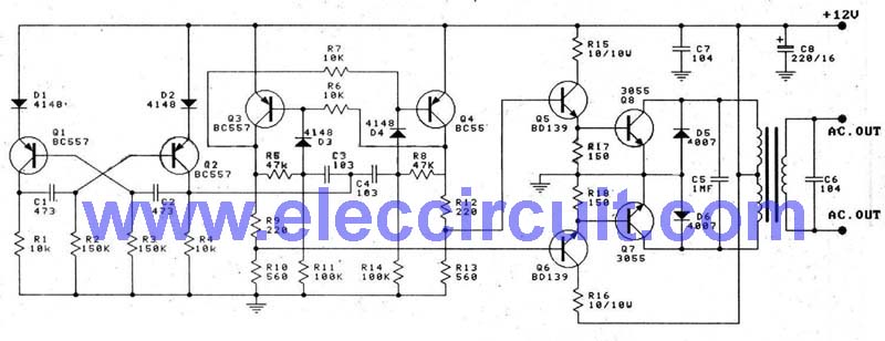 100w inverter circuit