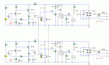 High Quality Intercom circuit