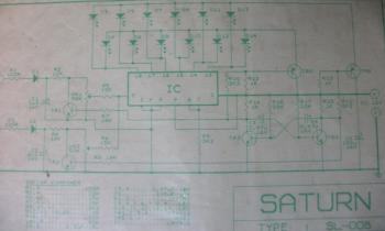 Six LED Stereo VU Display circuit