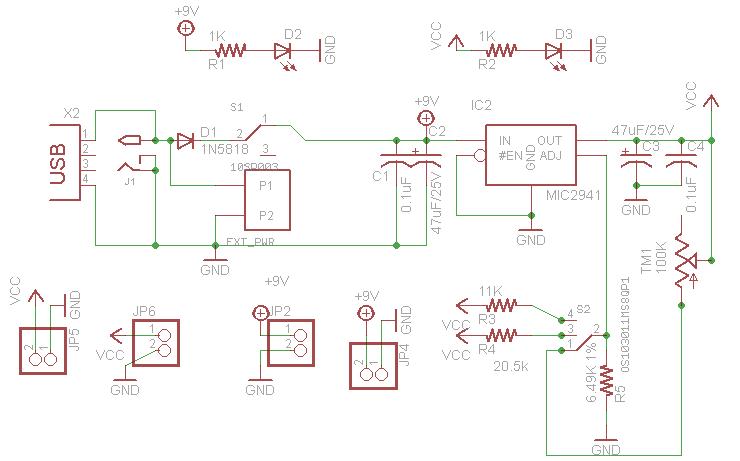 Very Low Dropout Adjustable Breadboard Power Supply