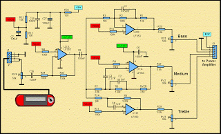 Schematic Diagram Car Amplifier for MP3