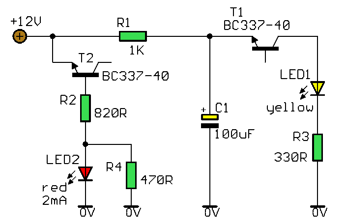 Supply Voltage Indicator circuit