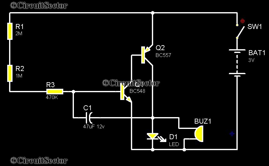 Simple Telephone Timer Circuit PCB circuit