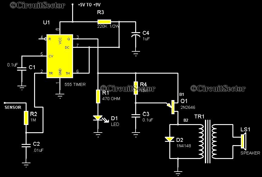 Touch Plate Circuit With High Sensitivity PCB circuit