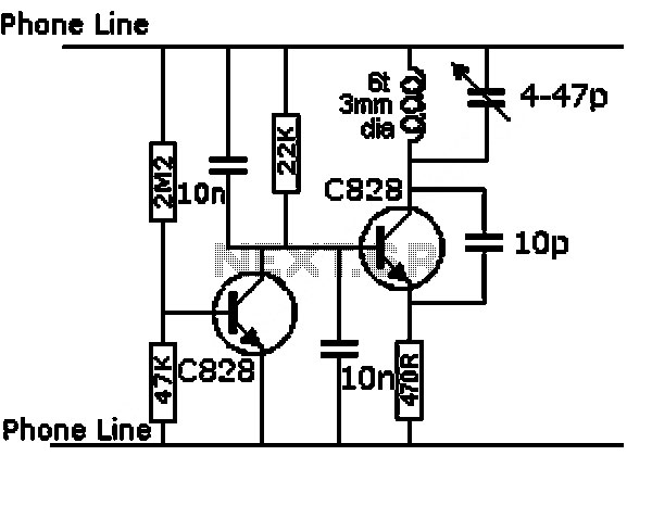 Low Capacitance High Impedance Amplifier Circuit Using Transistor circuit
