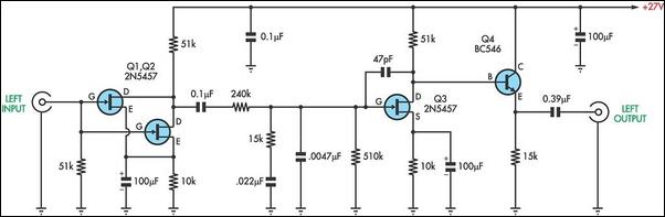 passive riaa preamplifier circuit
