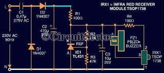 Remote Control Tester Circuit PCB circuit