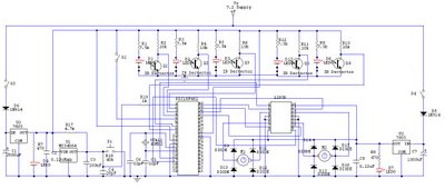 Maze Robot circuit