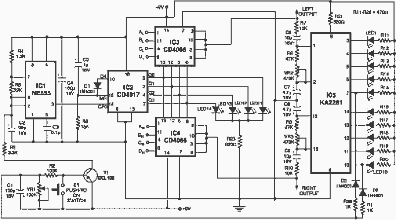 Stereo channel controller