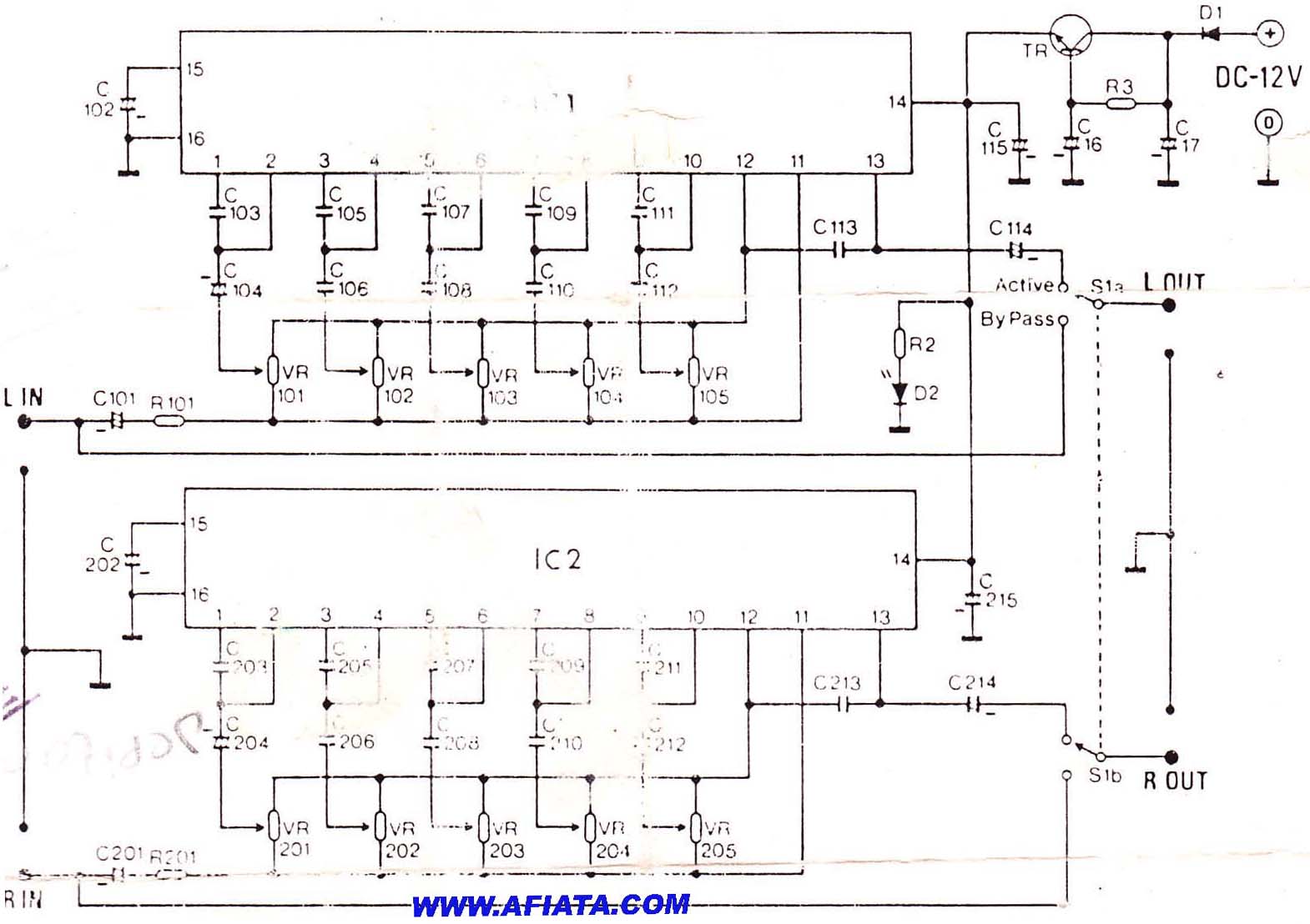 equalizer circuit using la3600