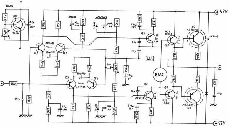amplifier schematic