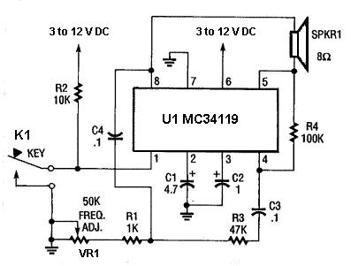 mini audio amp circuit