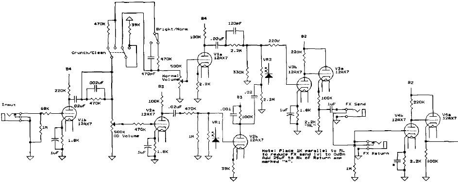 soldano slo preamp circuit