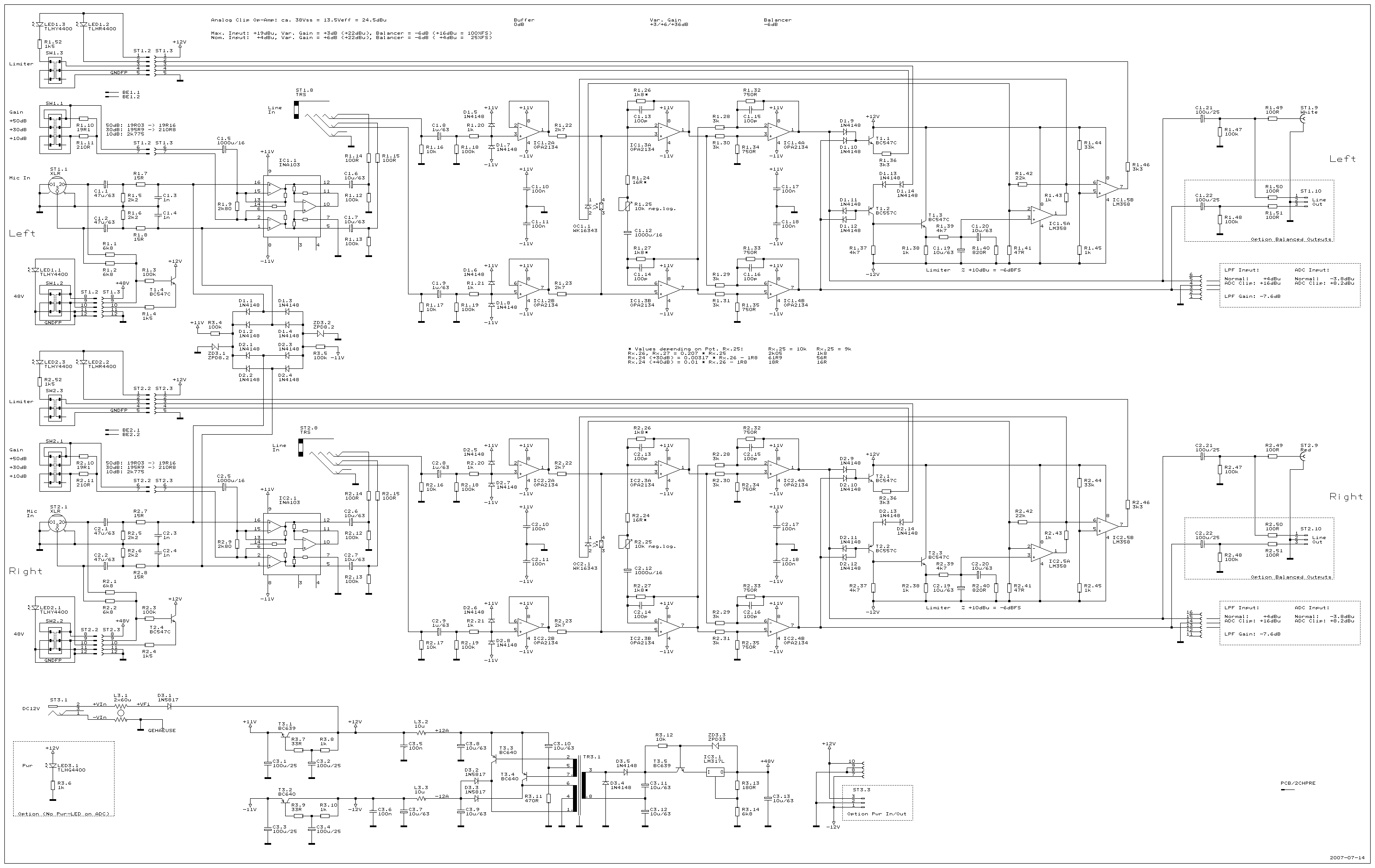 2ChPre circuit