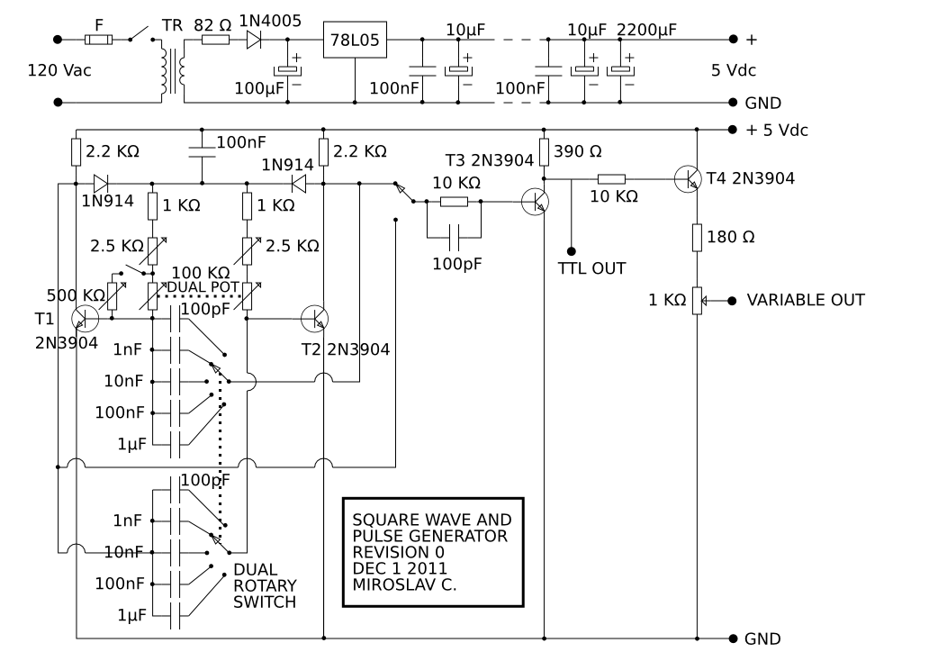 Square Wave Generator circuit