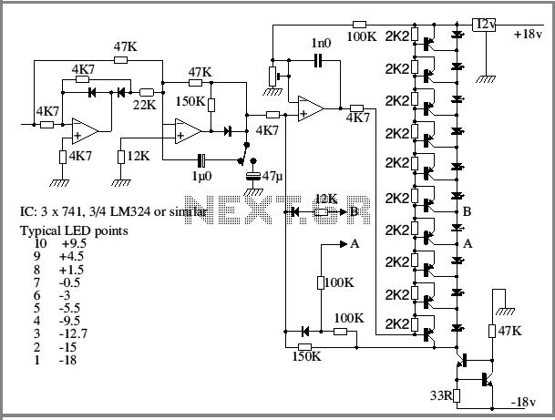 Led Meter Schematics – Circuit Schematic