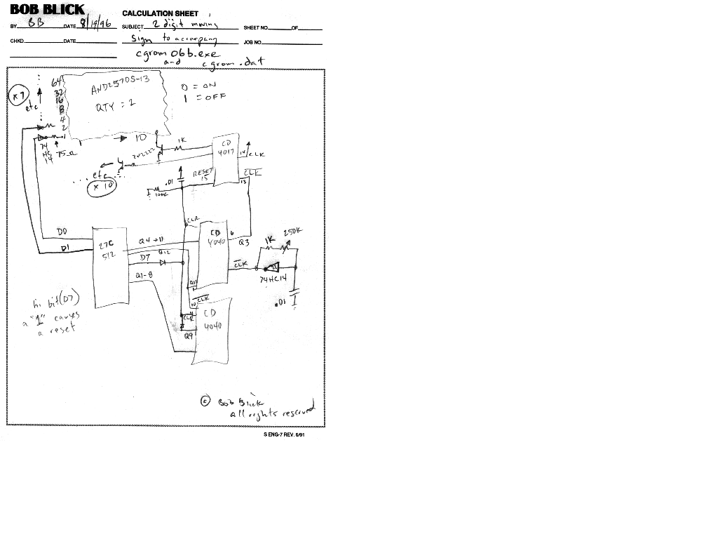 led sign circuit
