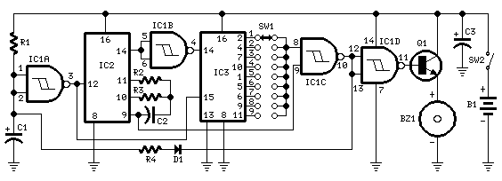 jogging timer circuit diagram circuit
