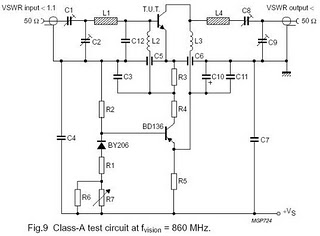 TV RF Amplifier 5W Circuit With BLW98