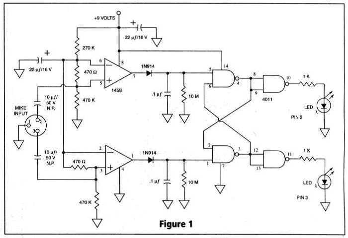 Build a Microphone Polarity Tester circuit