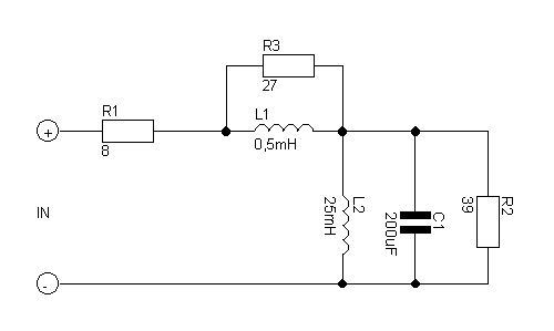 Audio power Amplifier Tester Dummy load circuit