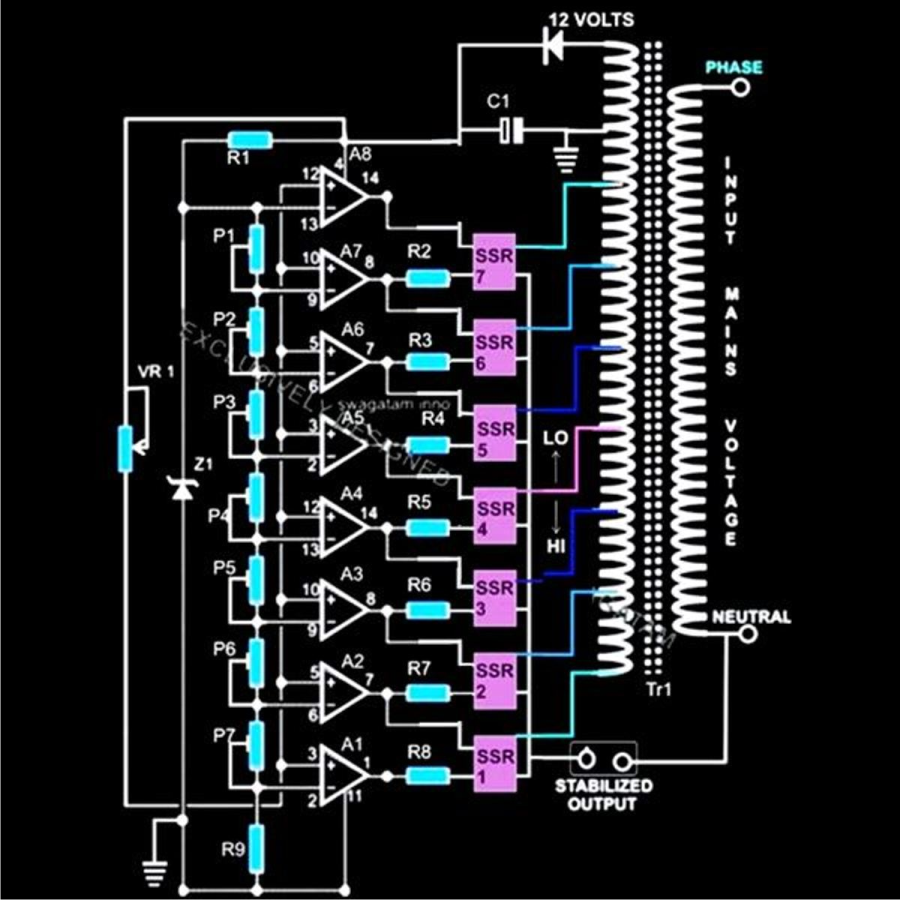 diagram shows rather simple voltage