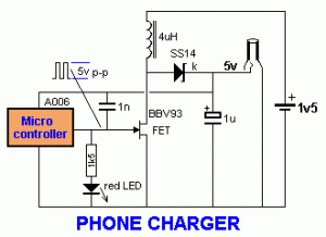 5v dc regulated phone charger