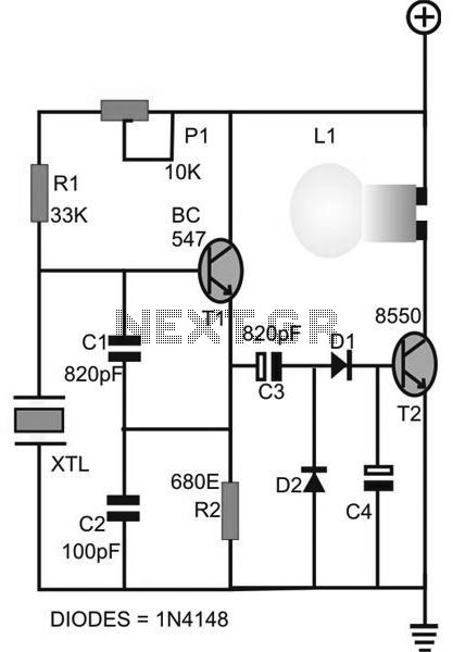 Crystal tester circuit