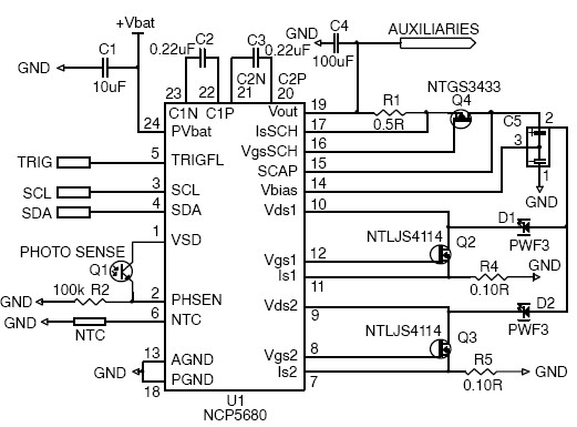 high efficiency white led driver circuit