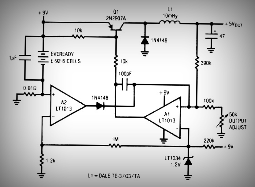 low power switching regulator