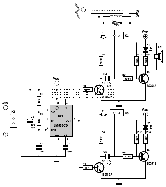 Simple ignition timer schematic
