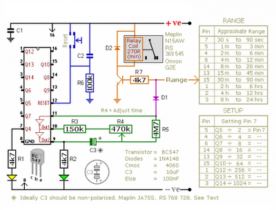 onoff 24 hours timer circuit schematic – Circuit Schematic