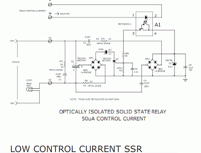 Solid State Relay Required Only 50uA Drive Current