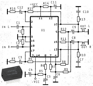 2x50w ics amplifier with stk4191