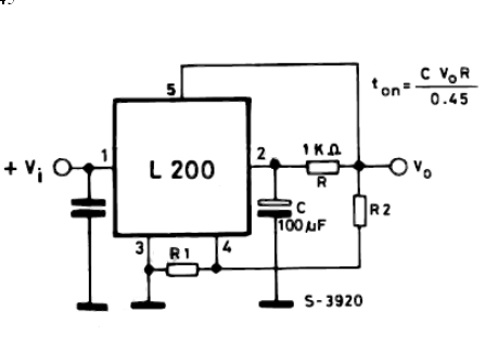 soft start mechanism for l200 voltage