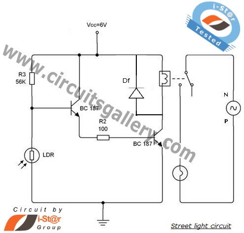 automatic street light control system