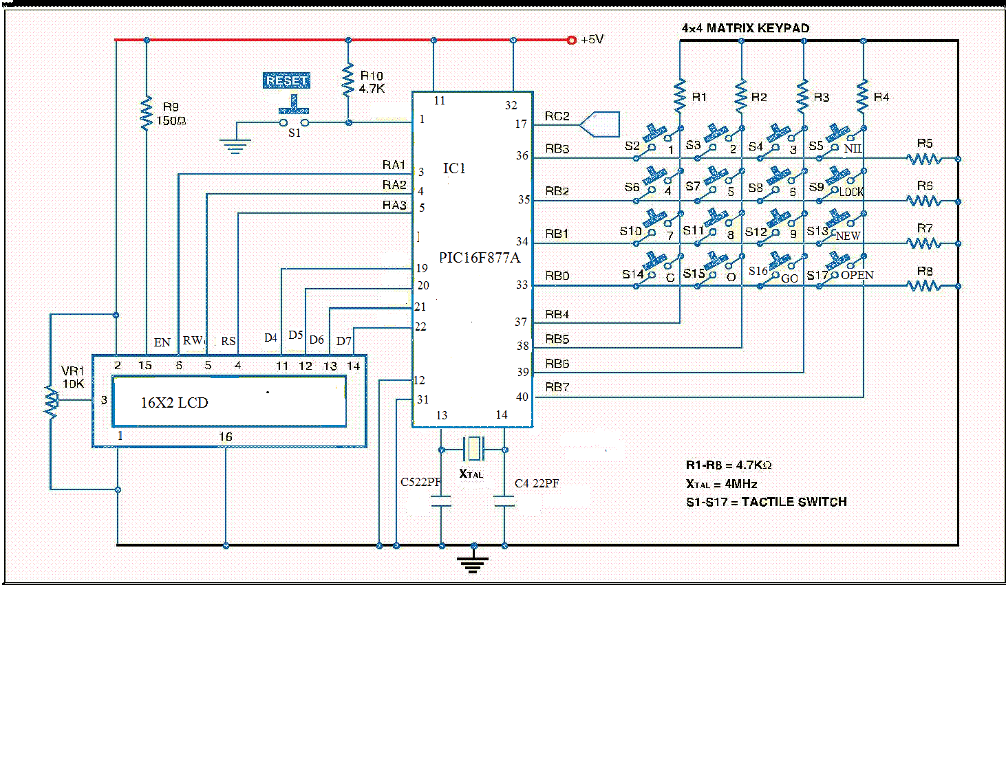 Password Based Autoomatic Door Lock Using PIC16F877A