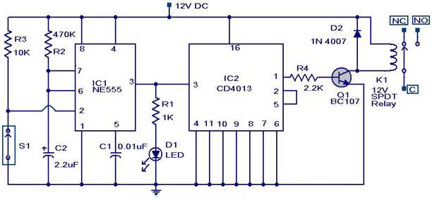 magnetic switch circuit