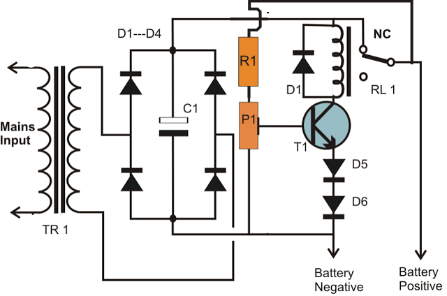 simplest smf automotive battery charger