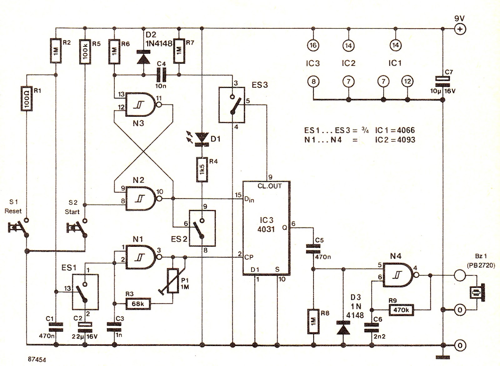 Bathroom Water Heater Timer circuit