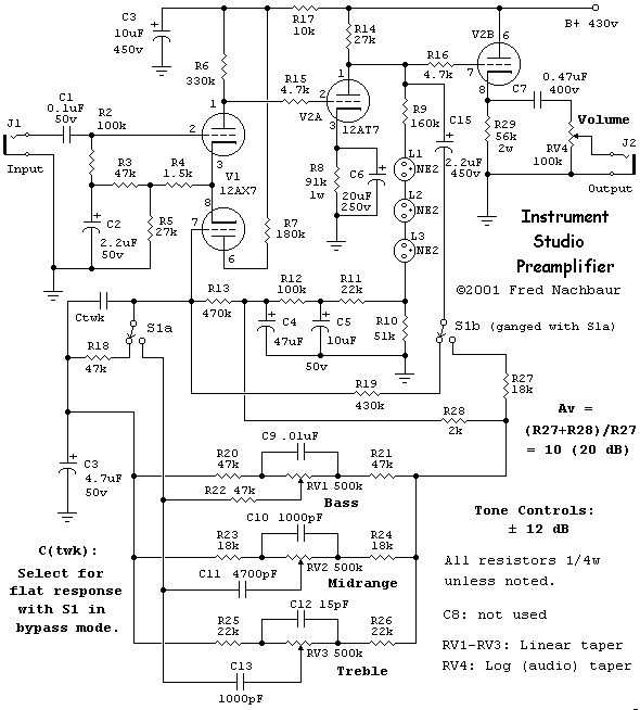 A Studio Preamplifier