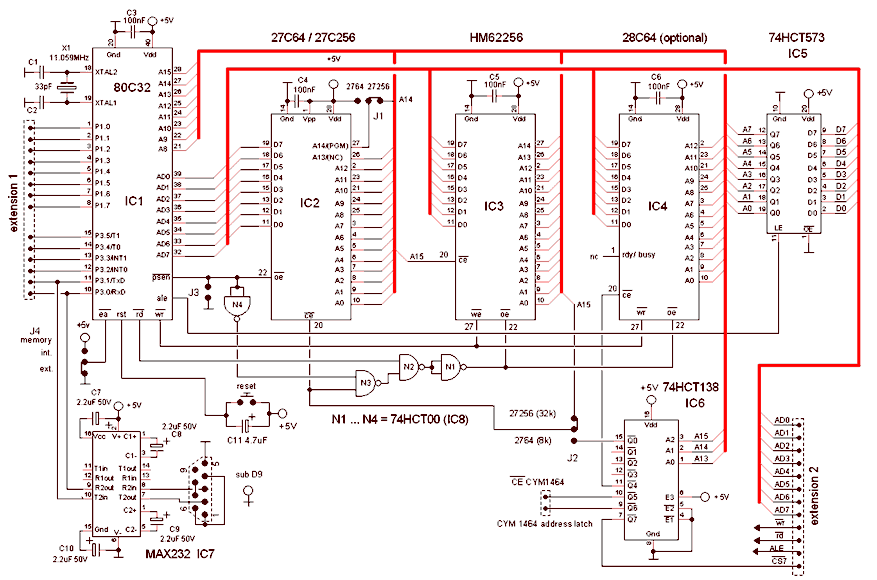A Mixed-Signal LED Clock circuit