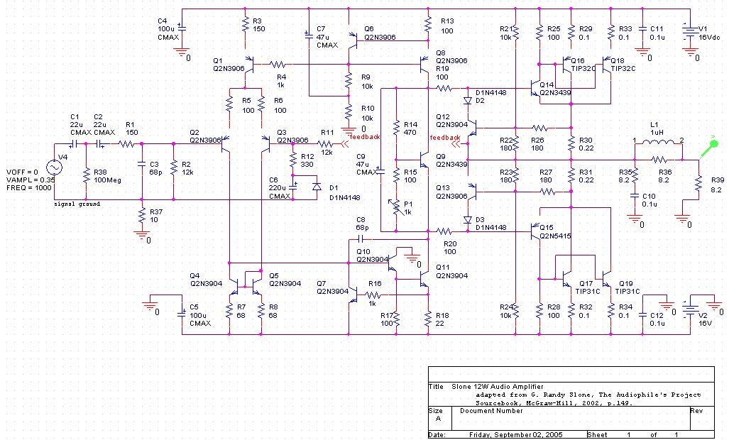 ECE 3434 Electronic Circuits II circuit